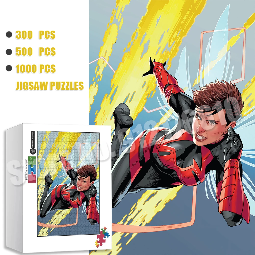 

Marvel Superhero Jigsaw Puzzle 300/500/1000 Pieces Diy Character Jigsaw Puzzles for Adult or Kids Intelligent Game Toys Gift