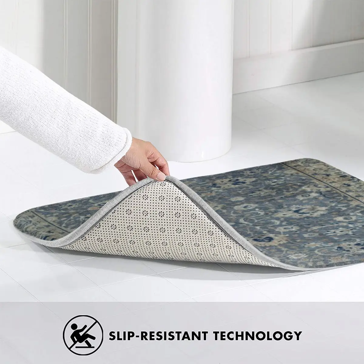 Античный турецкий дневной коврик с рисунком для ванной