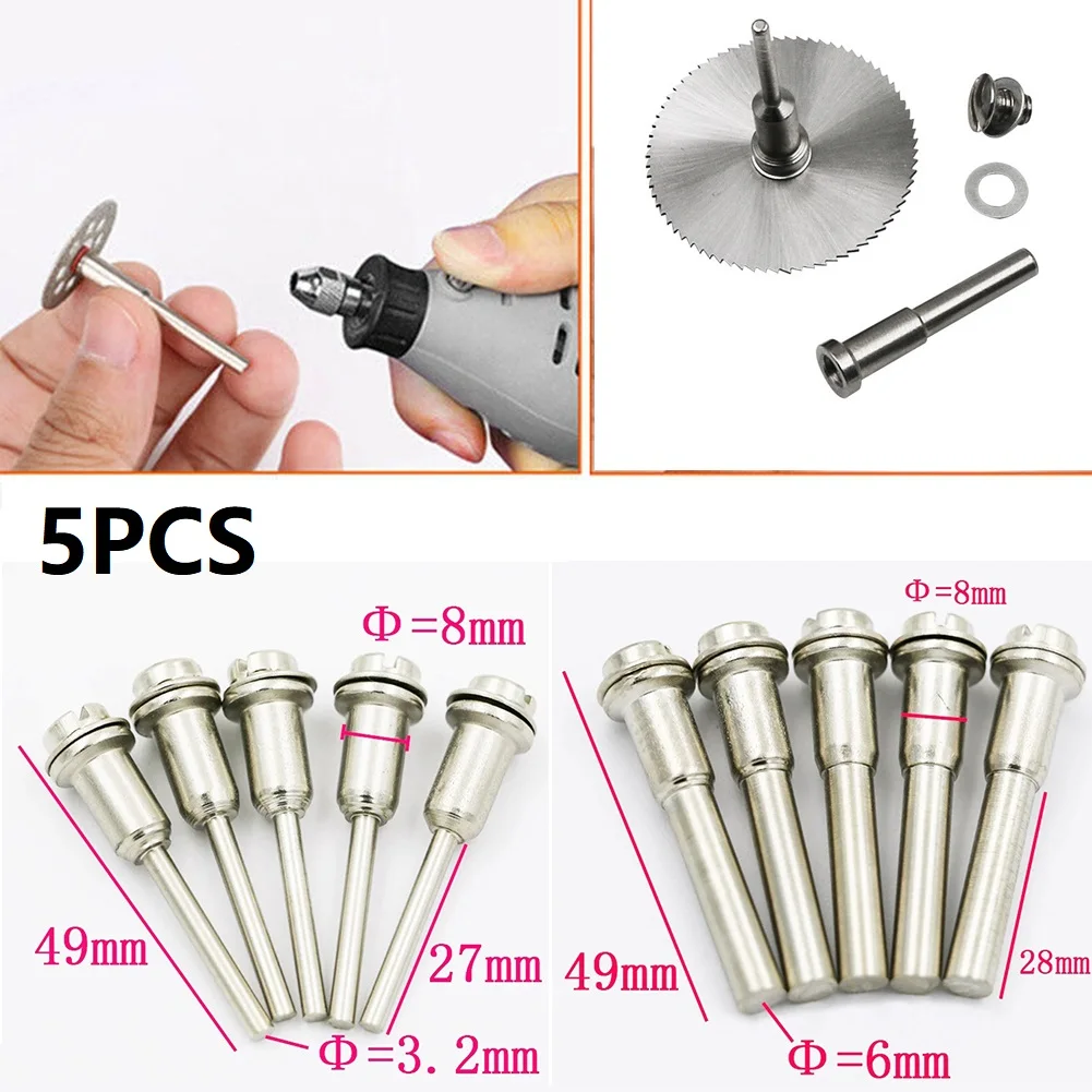 

3.2mm/6mm Mandrel Connective Rod HSS Extension Rod For Mini Saw Blade For Sandpaper Sanding Disc Polishing Papers Power Tools