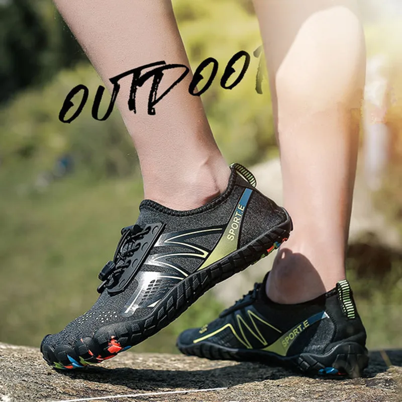 

Удобные нескользящие дышащие акватуфли для мужчин и женщин, босоножки для пляжа, эластичные, для восхождения, реки, серфинга, рыбалки, бисер...