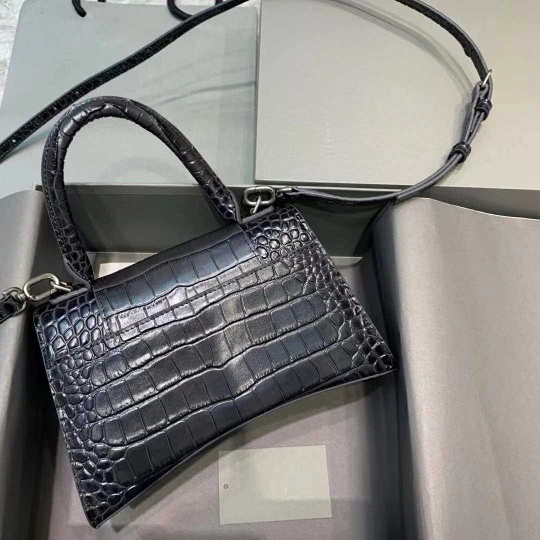 

2023 Fashion Luxury Tote Hourglass Shoulder Bag Joker Leather Crossbody Designer Casual Bag Pure Colour Classic Handbag