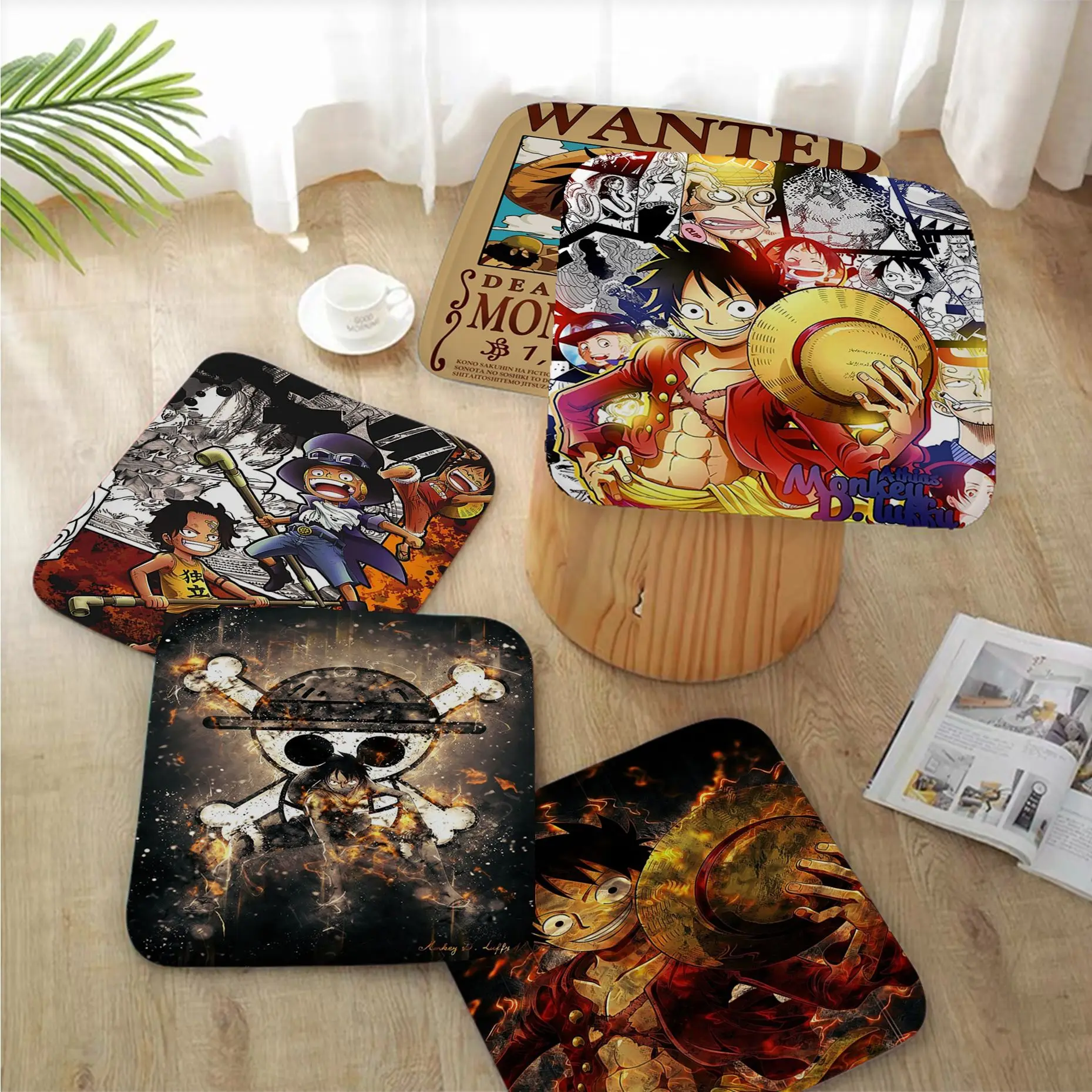 

BANDAI Sailor Moon Cat Creative Sofa Mat Dining Room Table Chair Cushions Unisex Fashion Anti-slip Stool Seat Mat