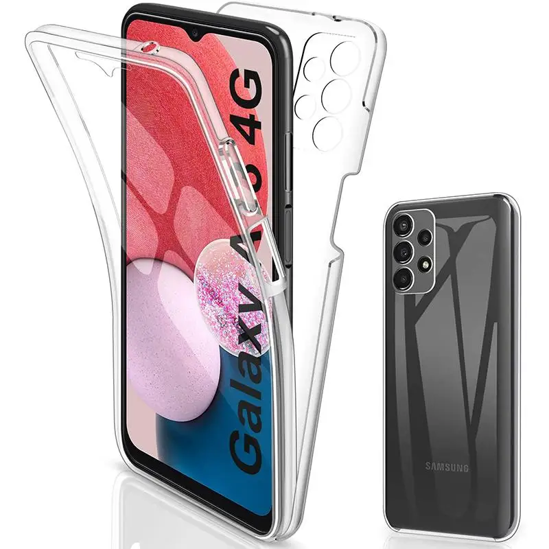 

360 Case For Samsung Galaxy A13 4G Screen Protector Front Back Phone Case For Samsung A13 Full Cover Shockproof Case Cover