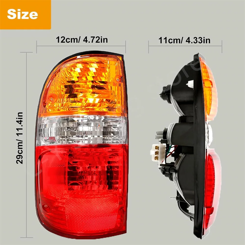 Левый/правый Автомобильный задний фонарь заднего фонаря с лампочкой для Toyota Tacoma