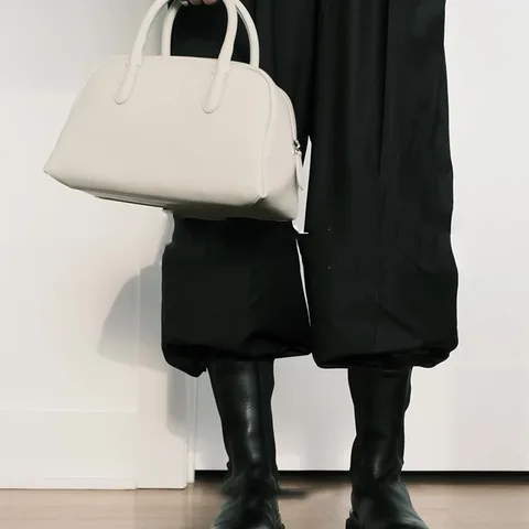 Новая женская сумка из натуральной кожи нишевой дизайн ничего не писал Боулинг вместительная кожаная ручная женская сумка Бостон
