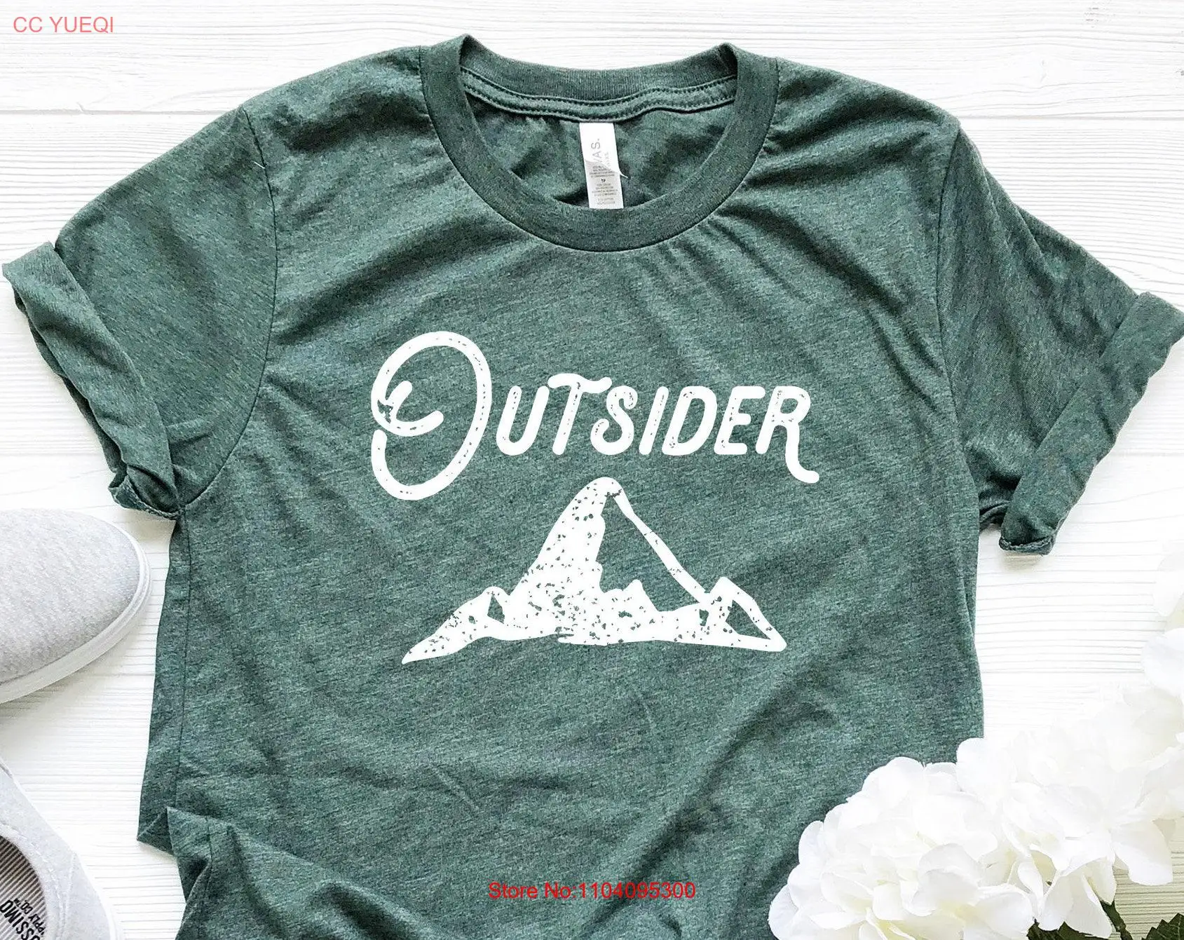 Футболка Outsider Hiking Mountain The Mountains Are Calling Mountaineer для походов природы кемпинга с