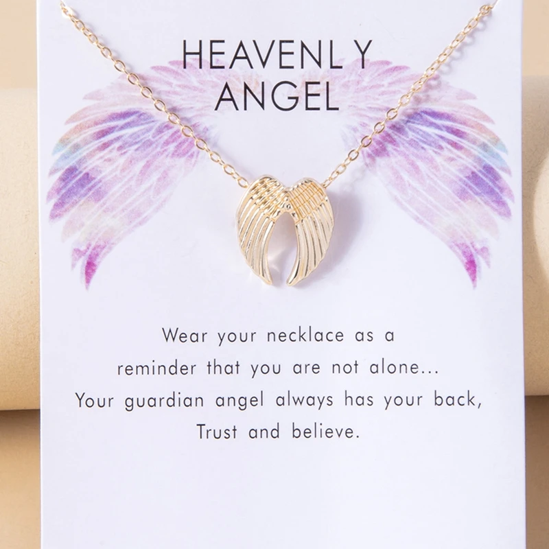 

Angel Wing Gold / Silver Pendant Necklace For Women Clavicle Chain Birthday's Day Gift Jewelry Fashion Anniversary Gift