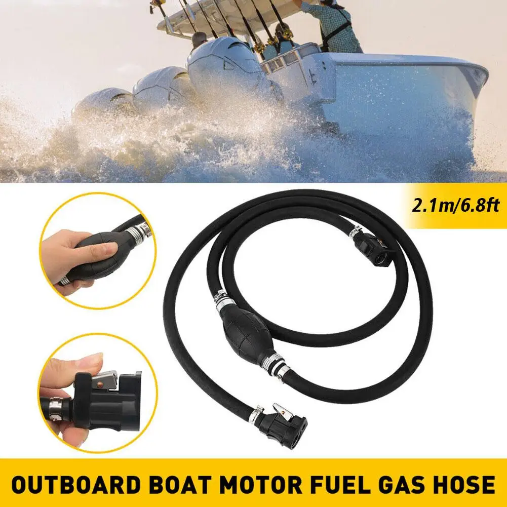 

Boat Fuel Line Assembly Gas Hose Pipe Connector For Boat Outboard Motor Engine Marine Fuel Desiel Line Hose Oil P C3h9