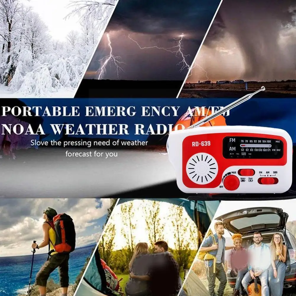 

Радиоприемник на солнечной батарее G8b0 с рукояткой и аварийным Am/fm-радио, зарядное устройство для телефона, многофункциональный светодиодны...