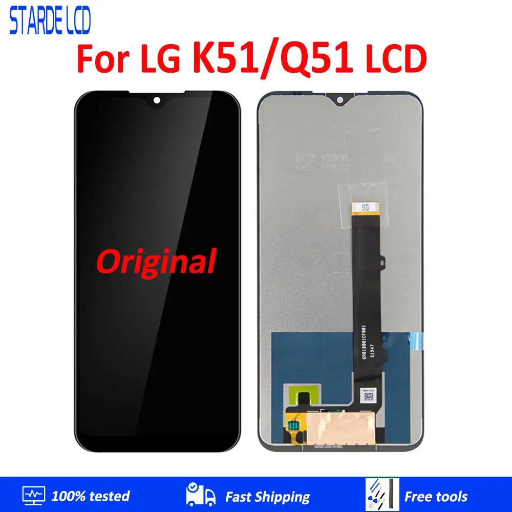 

6.5"Original For LG K51 Q51 K500 LCD Display Touch Screen Digitizer Assembly With Frame For LG K51 K500 K500UM LM-K500UM