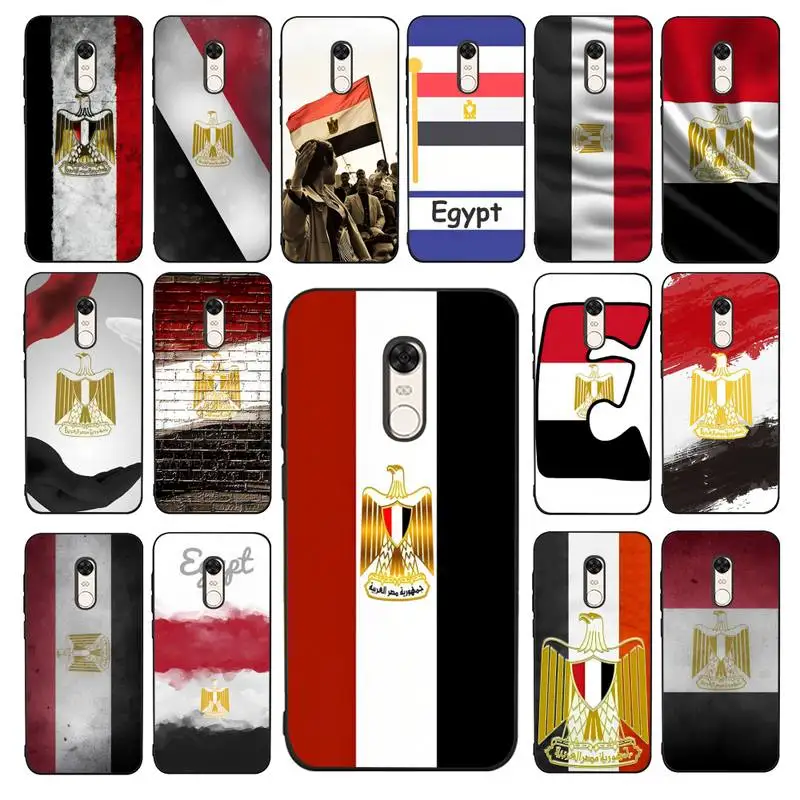 

Egypt Flag Phone Case for Redmi 5 6 7 8 9 A 5plus K20 4X 6 cover