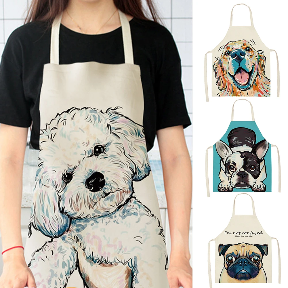 

Кухонный домашний фартук для взрослых с защитой от загрязнений, водонепроницаемый маслостойкий комбинезон без рукавов из полиэстера с мул...