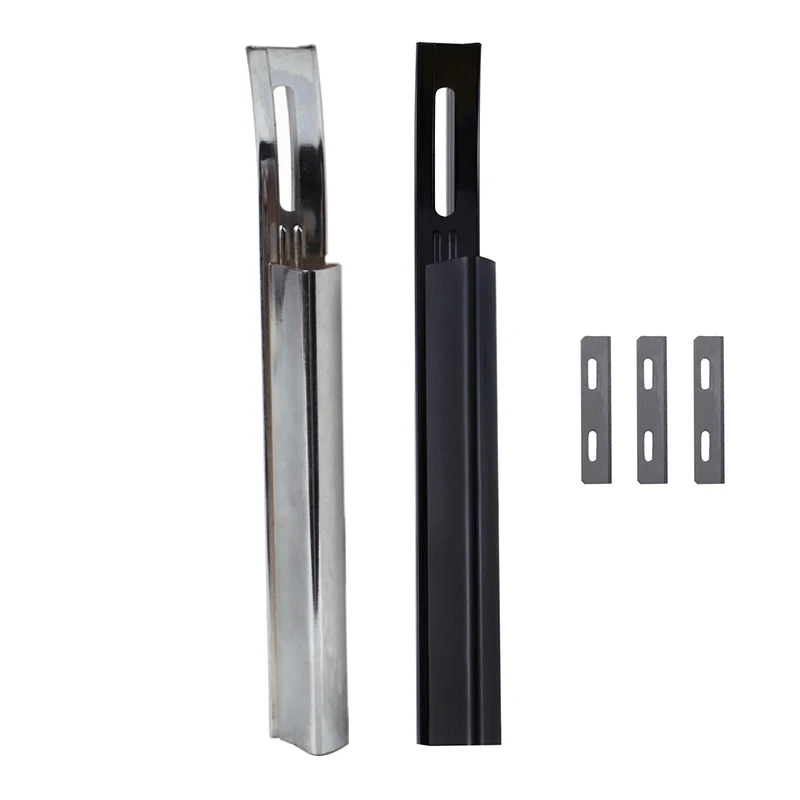 

Стальной современный безопасный нож Скотч для филировки кожаного ремесла нож для самостоятельного изготовления швов инструмент для дома ручной работы аксессуары + 3 лезвия