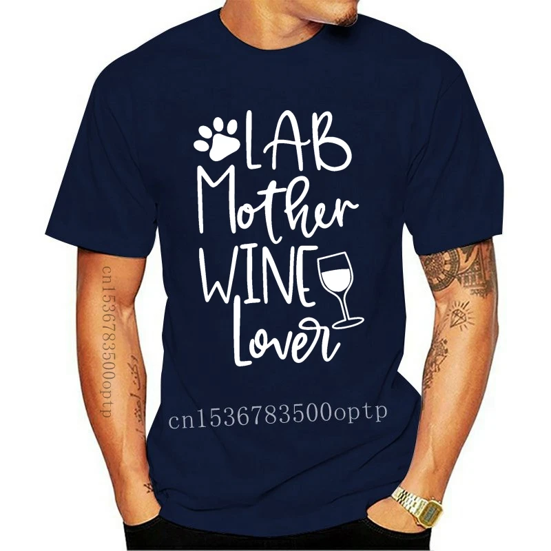 

Mens clothes Dog Wine Labrador Lab Mom Shirt Tee Women-Women's T-Shirt-Black Mothers Day Gift