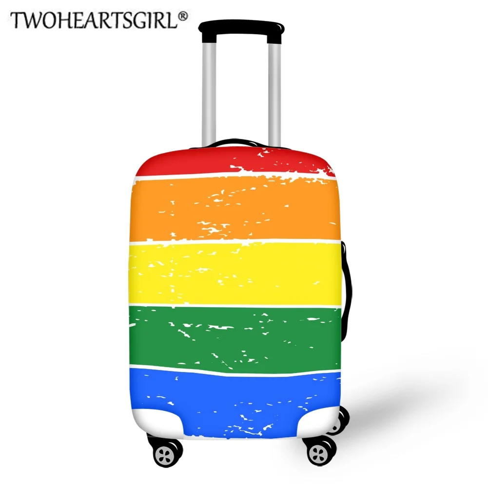 

Twoheartsgirl Travel Luggage Thickening Protection Pride Lgbt Friends 32' Suitcase Elastic Dust Cover Trolley Case Accessories
