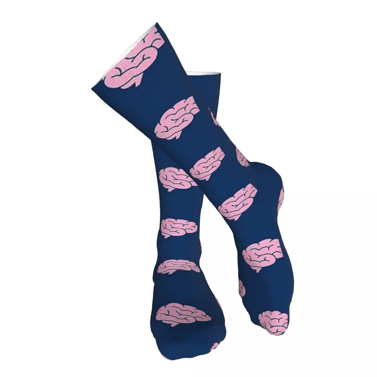 

Brain Adult Stockings Stretchy Suitable For Sports Thigh length Socks Customised Patterns