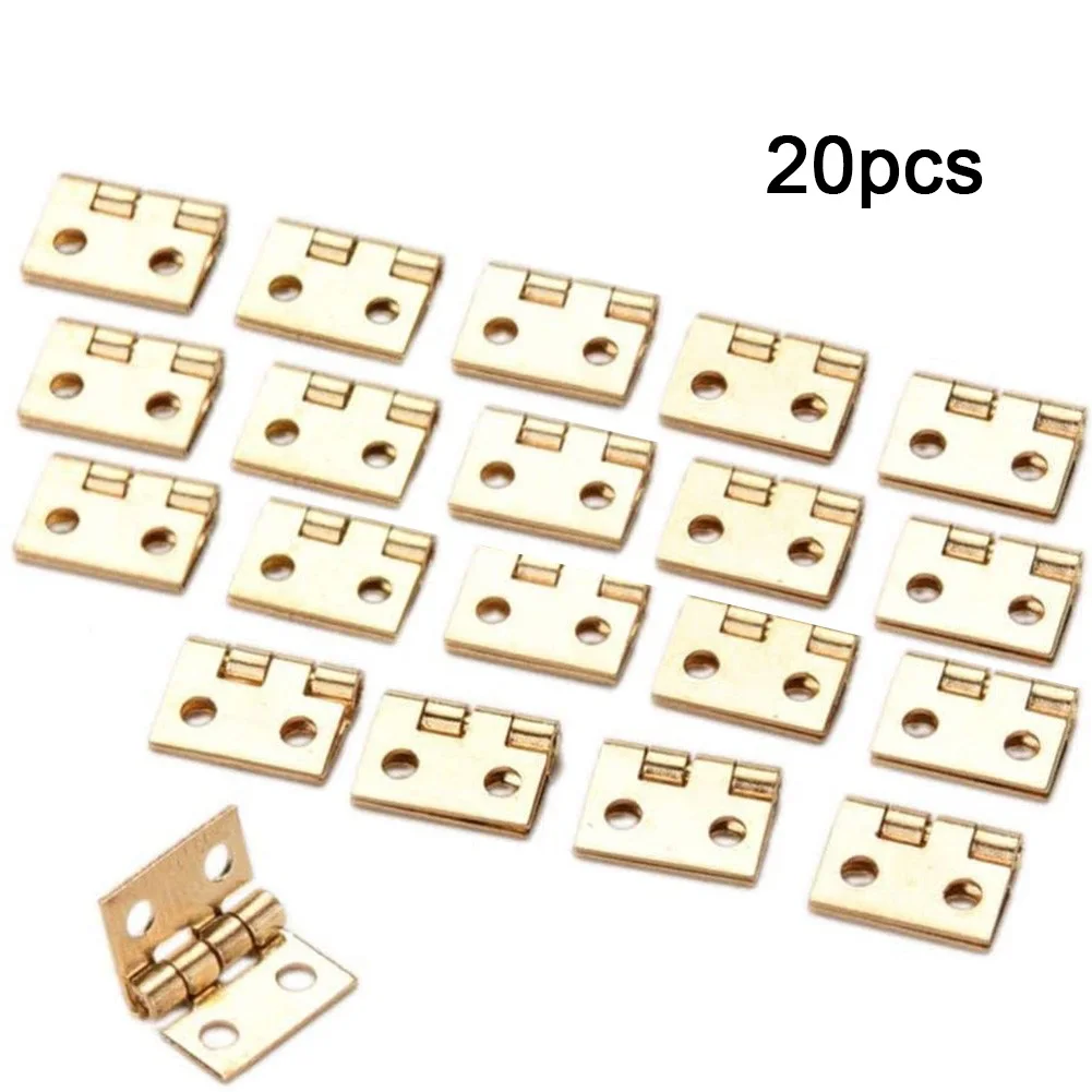 

20pcs/lot Wooden Box Hinges Cabinet Hinges Furniture Fittings Decor Door Hinges For Jewelry Gift Tool Box Furniture Hardware
