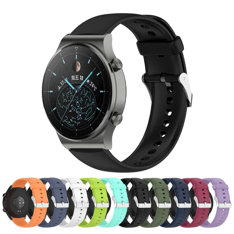 

Ремешок для Samsung galaxy watch 3 45 мм 46 мм Gear S3 Frontier 22 мм, браслет для часов Huawei watch GT 2 3 Pro GT2 GT3 46 мм