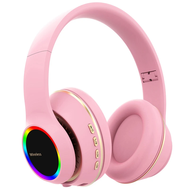 

Bluetooth 5.0 Headphones, LED Headset Wireless Headphones, for Game Console Ps4, Computer
