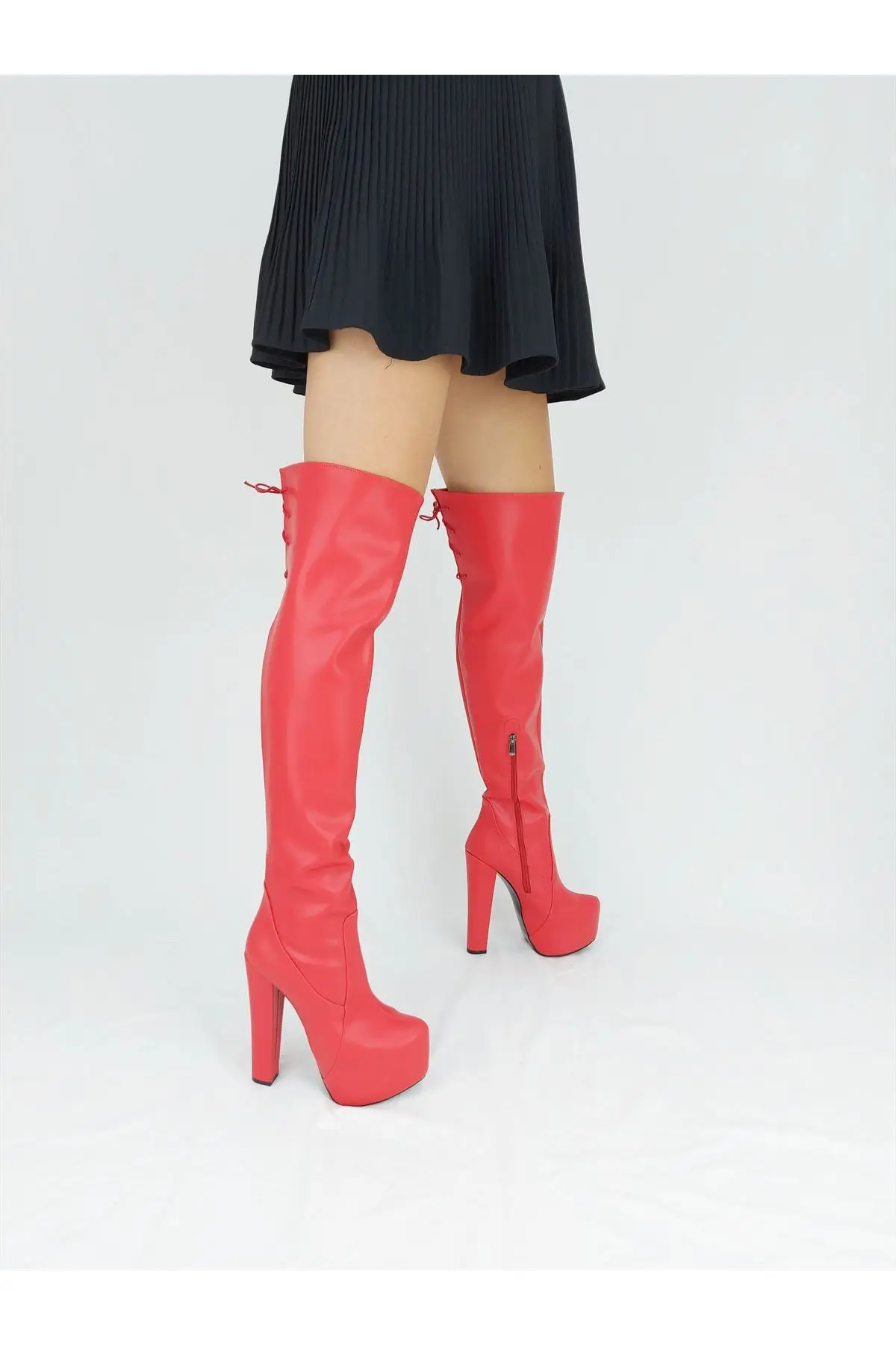 

Women's Fashion Handmade Special Leather Over Knee Boot
