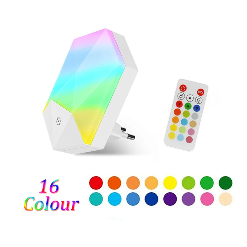 

1/2 шт., RGB-подсветка для детской комнаты, 16 цветов