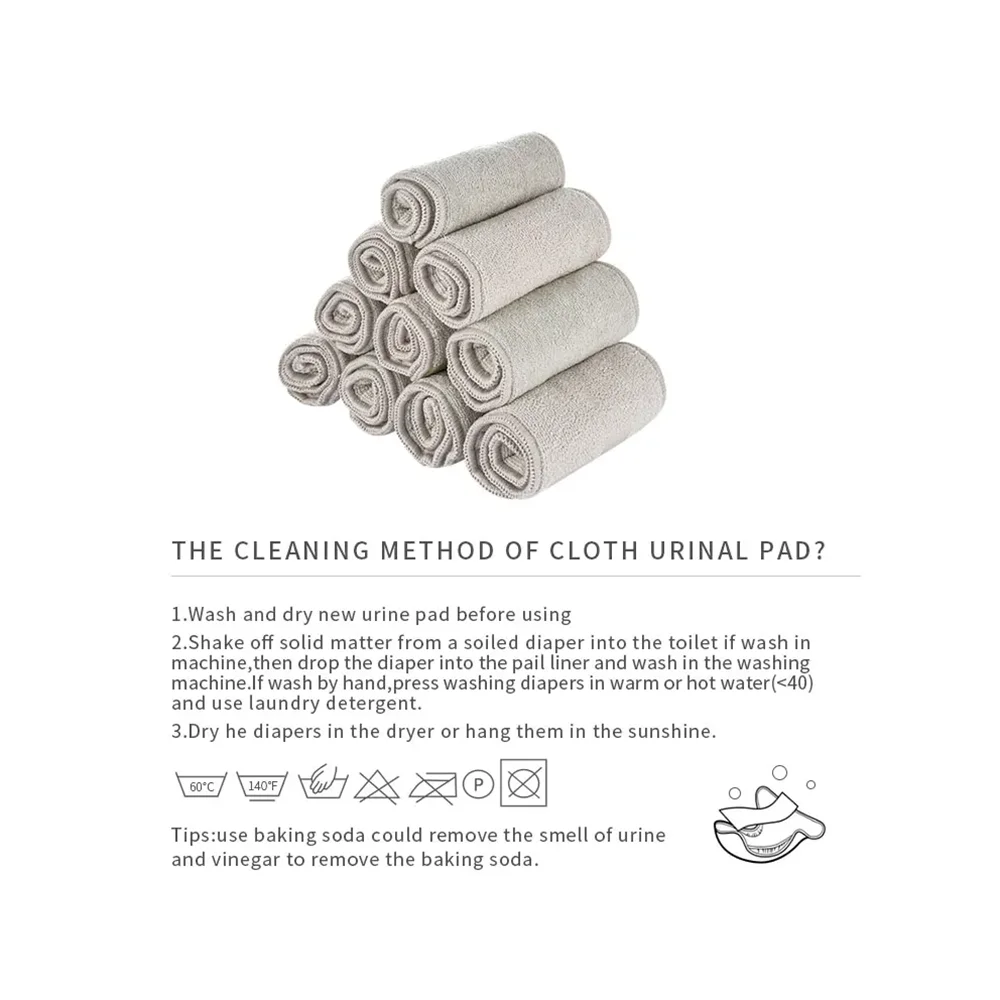 10 шт. детские подгузники из микрофибры 35x13 5 см