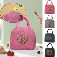womens lunch insulated lunch box bag outdoor travel picnic thermal lunch bags portable cooler lunch bag storage fresh food
