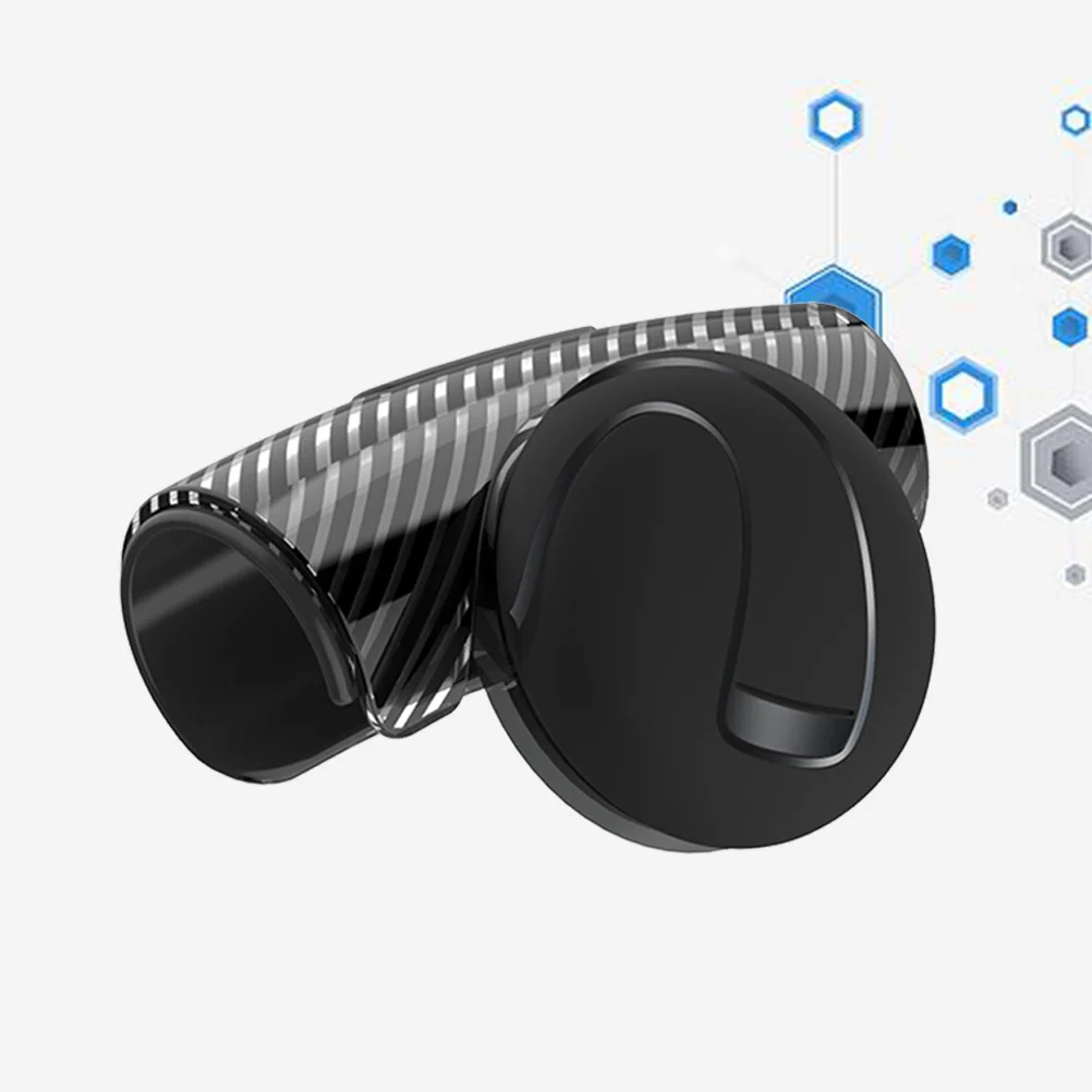 

Silicone Steering Wheel Assistive Ball Power Booster Ball Steering Wheel Knob for Car Vehicle (Black)