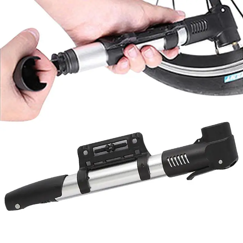 

Портативный велосипедный насос, воздушный насос для велосипедных шин, портативный компактный велосипедный насос для дорожных и BMX велосипе...