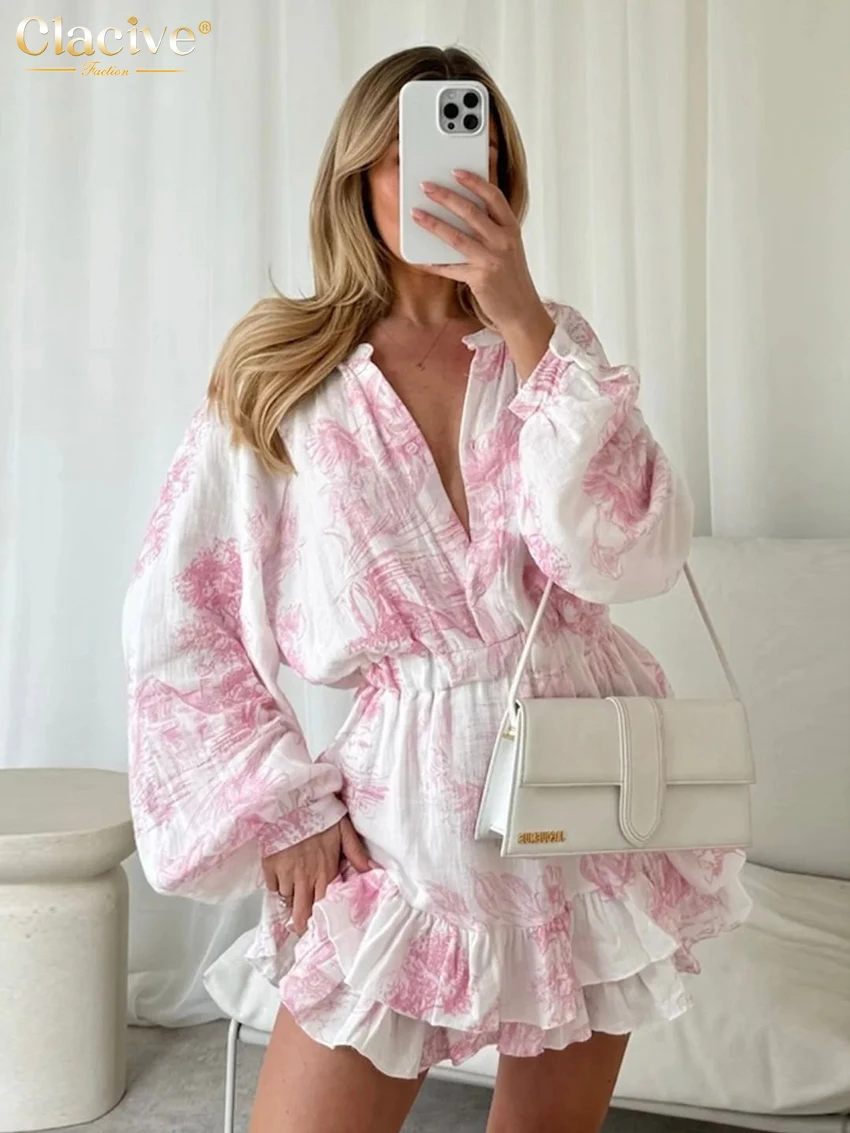 Женское платье Clacive с принтом