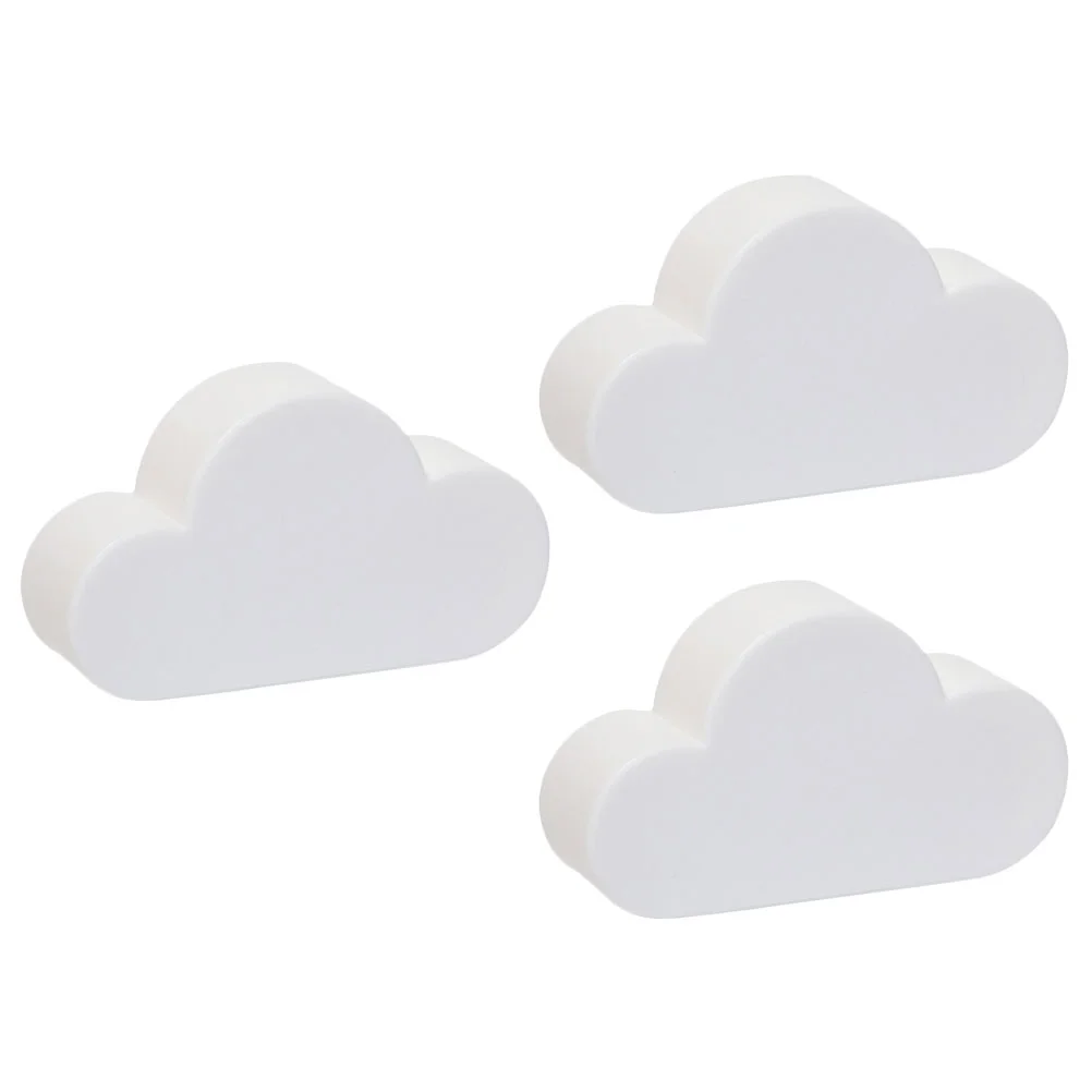 

3Pcs Wall Key Hangers Cloud Shape Key Holders Key Chain Hooks for Door Wall