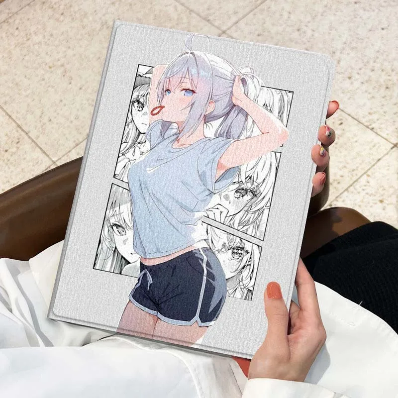 Фото Чехол Alya Kujou в стиле мультфильма для планшетов Lenovo Xiaoxin Pad Pro, Tab M10, K10 Plus 3rd, Y700 Gen 11, 11.2, 11.5, 12.7, 8.8 дюймов №4
