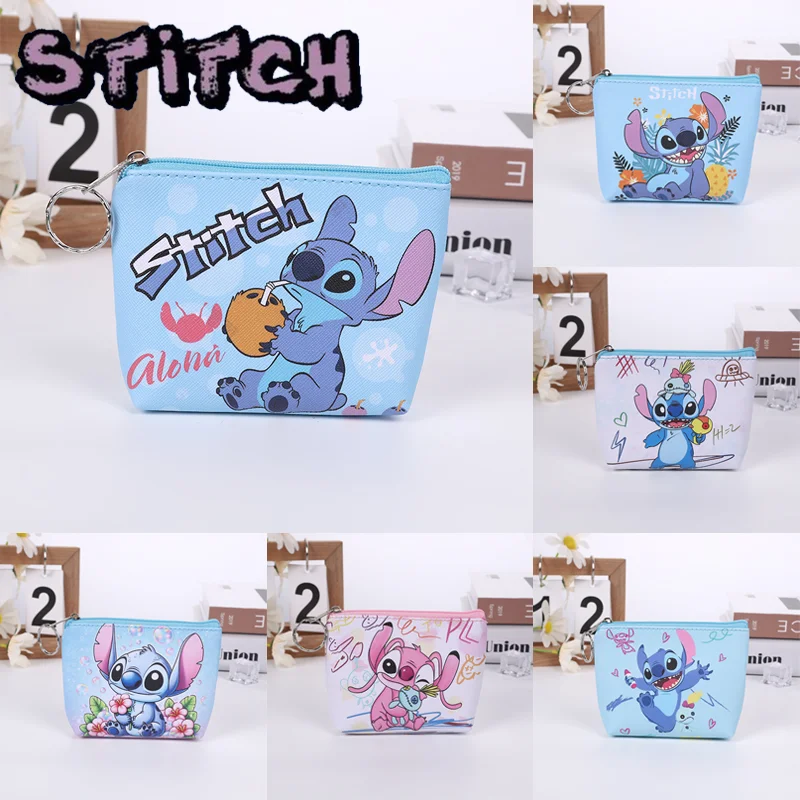 Кошелек для монет из искусственной кожи с героями Диснея модный Дамский бумажник