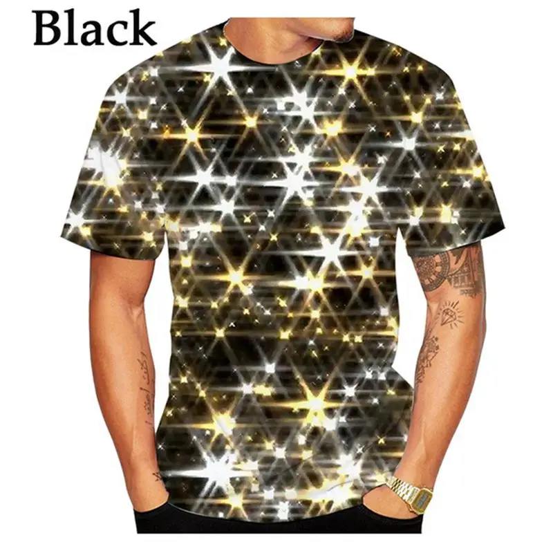 

2022 New Vertigo Shirt Printing Hypnotic Graphic Visual 3d T Shirt Men Women 3D Printed Funny Gold T-shirts Sport Tee