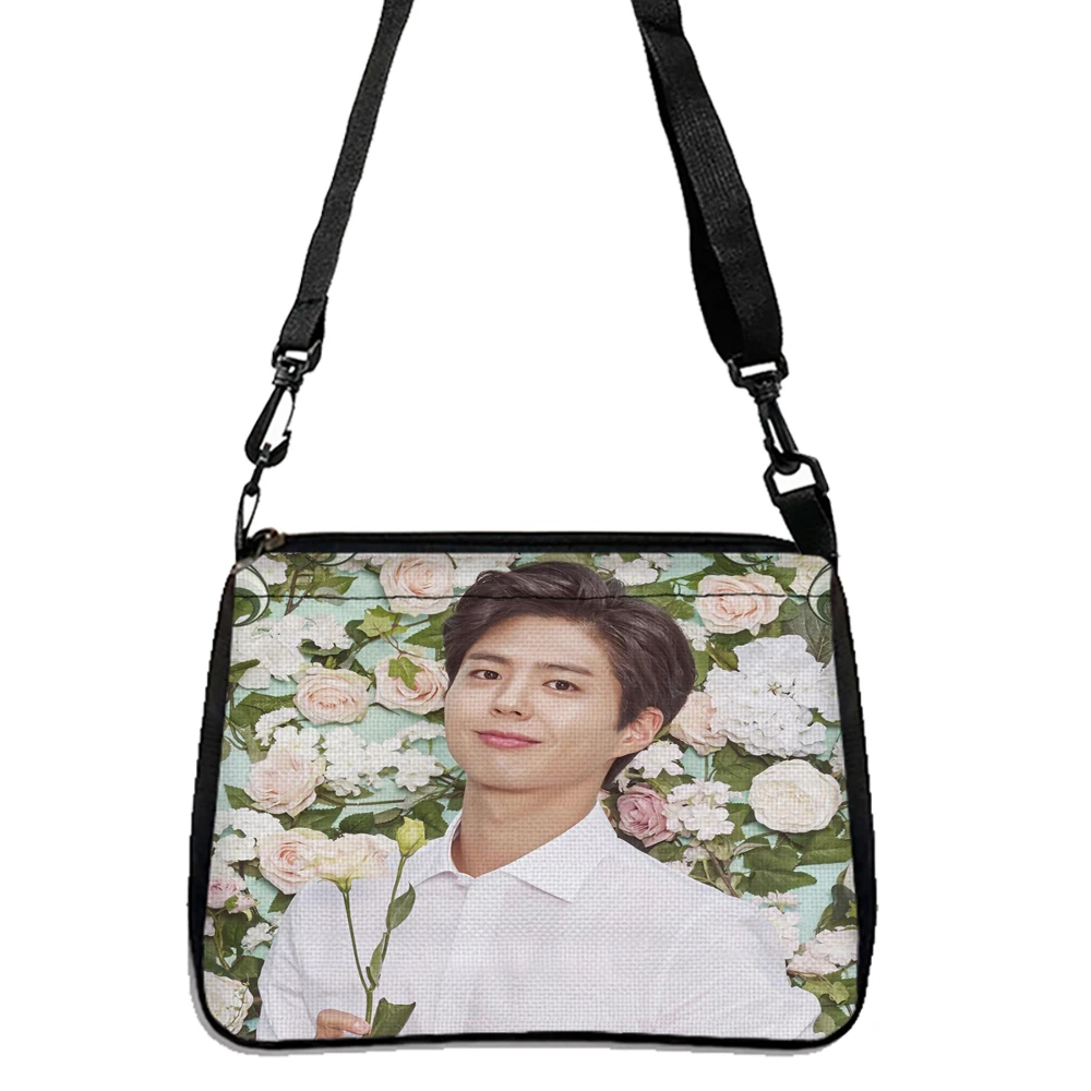 Сумки на плечо с принтом Park Bo Gum сумка через повседневная сумка-шоппер