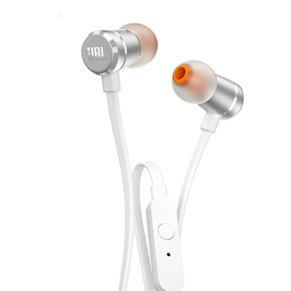 

T290 3.5mm Wired Earphones TUNE 290 Stereo Sport Bass Headphone 1-Button Remote Hands-free Call with Mic for iPhone Android