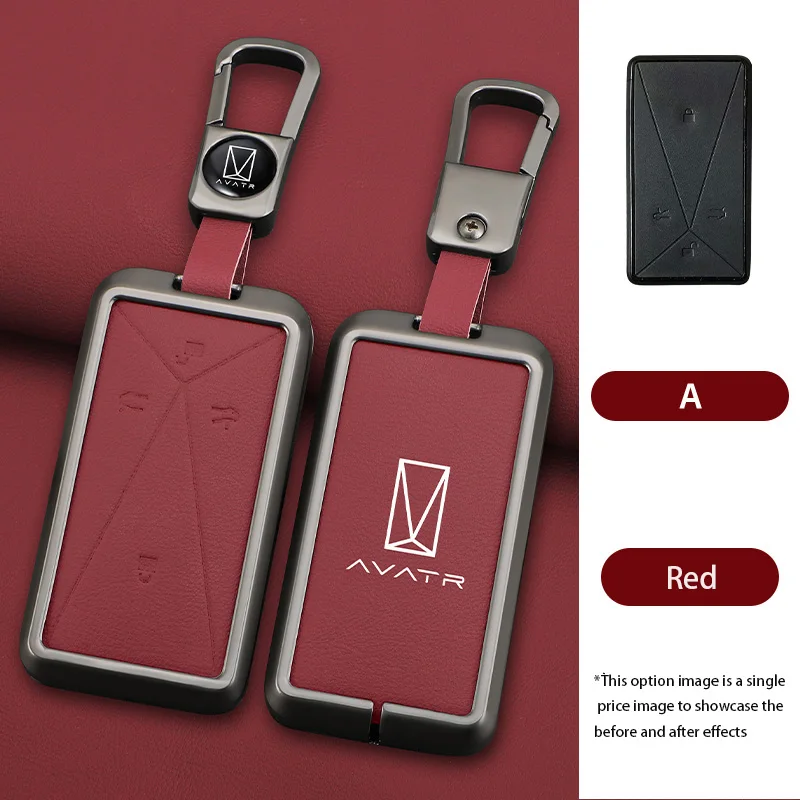 Чехол для автомобильного ключа из цинкового сплава для AVATR 11 12 Avita ESV, защитный чехол с дистанционным управлением, сумка, держатель для ключей, брелок, аксессуары для интерьера