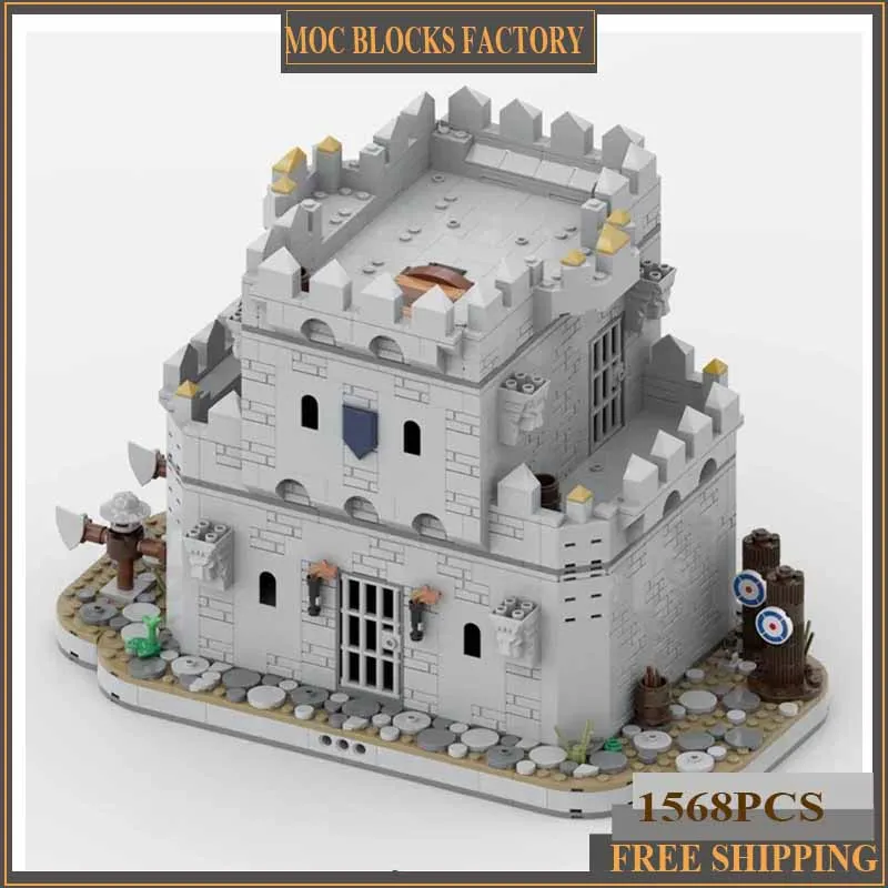 Модель крепости Moc строительные блоки средневековый замок штанги технология