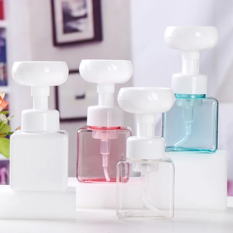 

250ML Mousse Sparkling Bottle Foam Maker Bottle for Hand Sanitizer Shower Gel Press-type Shampoo Foam Empty Bottle