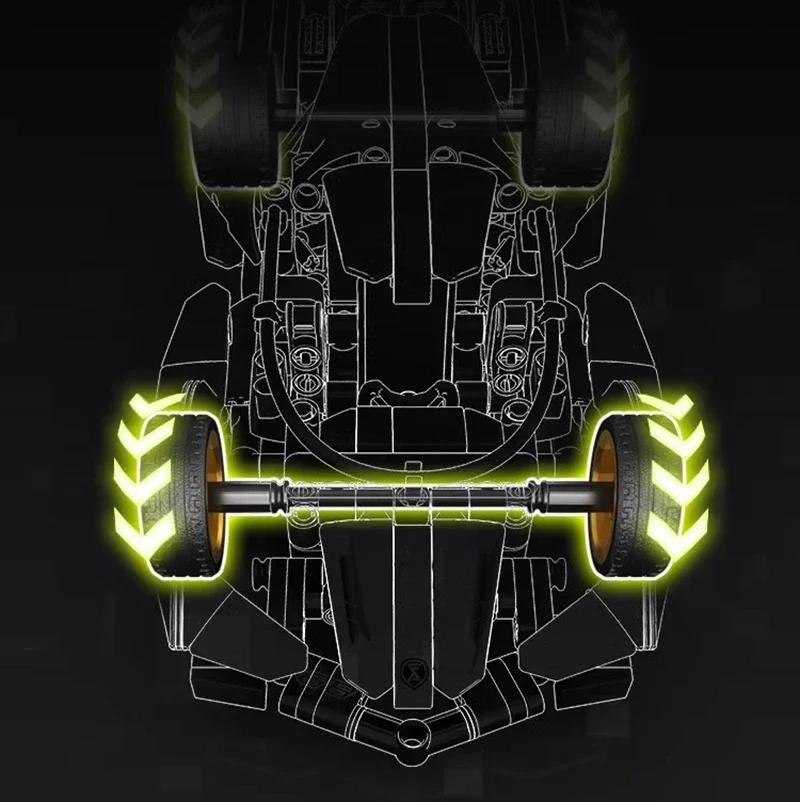 Конструктор-головоломка SEMBO Storm модель спортивного автомобиля равномерная копия