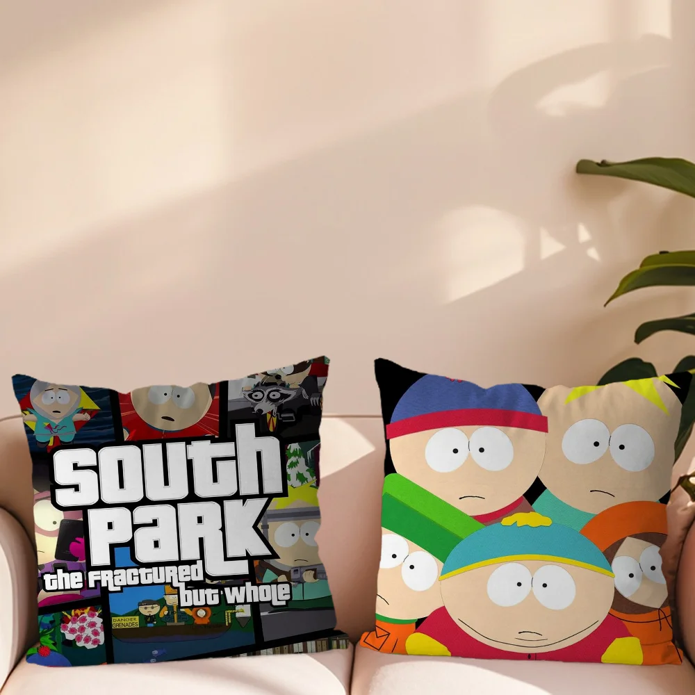 Наволочка с рисунком П-Парка для дивана спальни гостиной офиса прикроватная