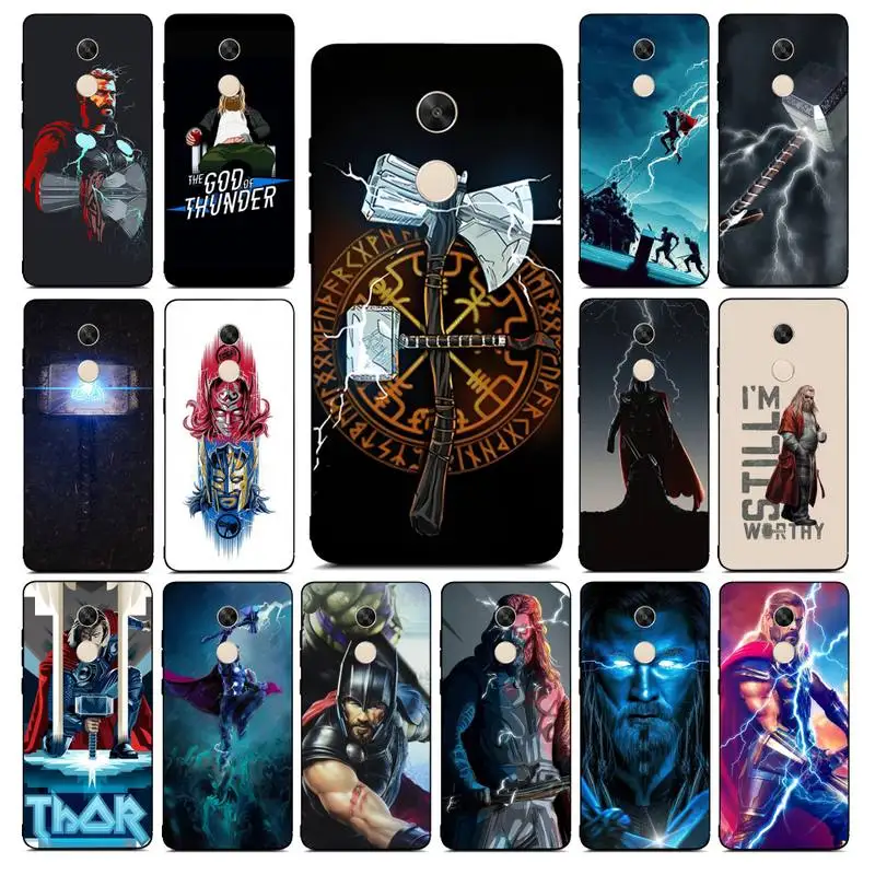 

Disney Thor Phone Case for Redmi Note 8 7 9 4 6 pro max T X 5A 3 10 lite pro