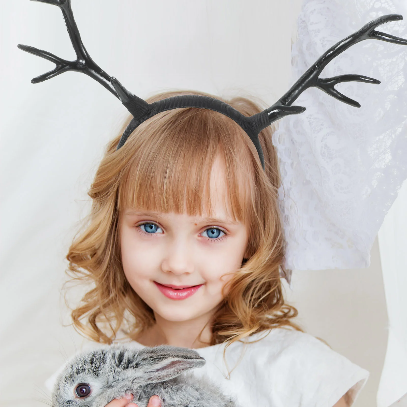 Повязка на голову с имитацией рога косплей корона оленя реквизит для фотосессии
