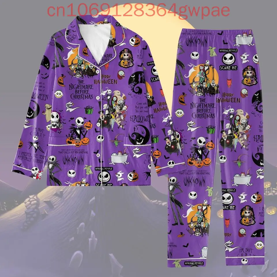 Пижамный комплект Disney Кошмар перед Рождеством Джек и Салли повседневная мужская