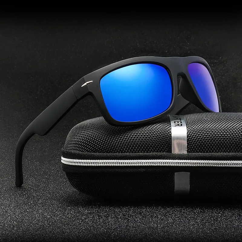 

Солнцезащитные очки Polaroid унисекс, винтажные квадратные Поляризационные солнечные очки от известного бренда, для мужчин и женщин