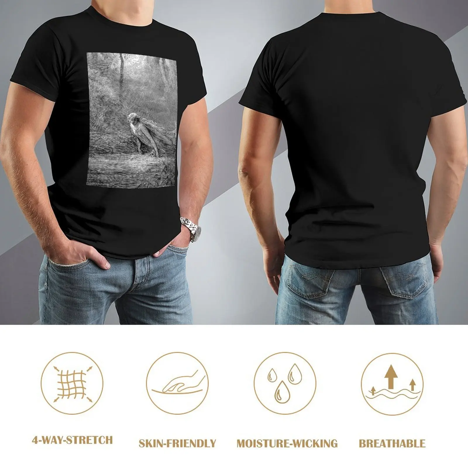 Футболка Gustave Doré-Letterhe-Dante Alighieri винтажная футболка с рисунком мужские футболки