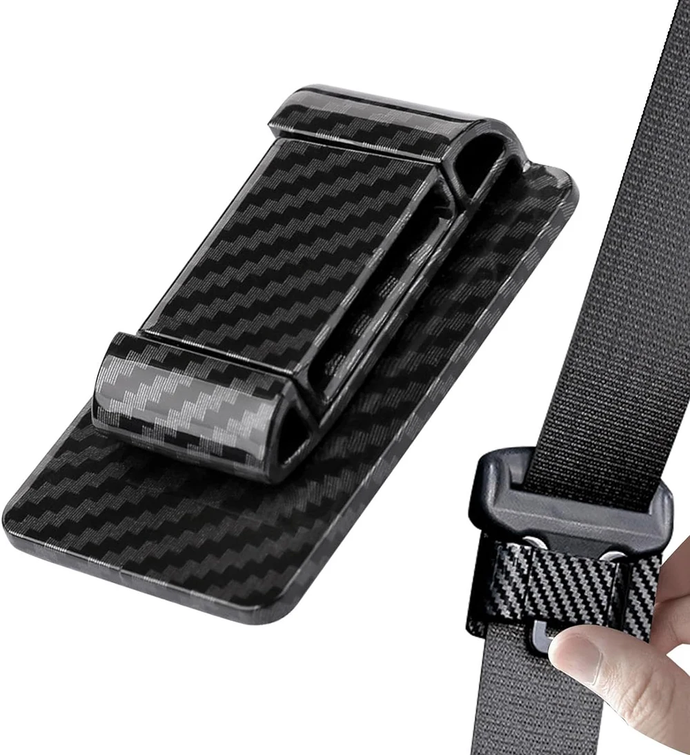 

Belt Adjustment Safety | Car Accessories for Children, Carbon Fiber Safety Belt Plug | Universal Accessories for Seat Belts