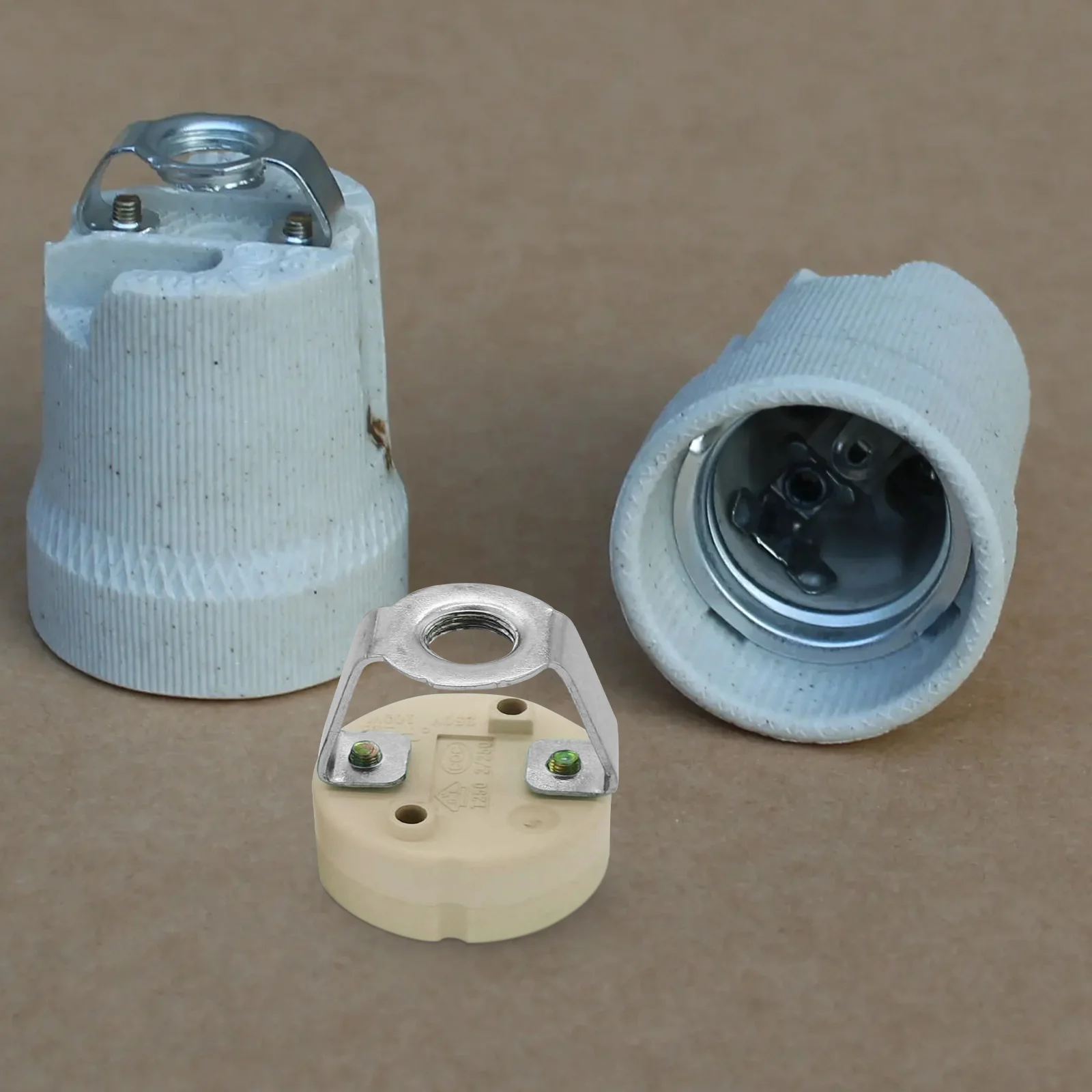 

20 Pcs Lamp Bracket Household Fixing Accessories Replacement Light Fixture Small Parts Iron Lampshade Adapter Gu10 Head
