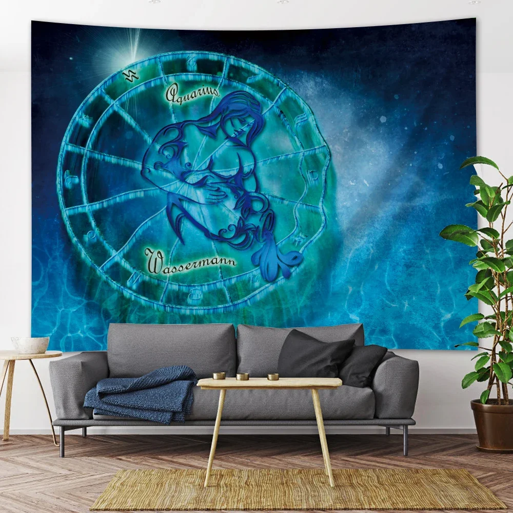 Гобелен для домашнего декора украшение на стену в стиле хиппи с принтом солнца