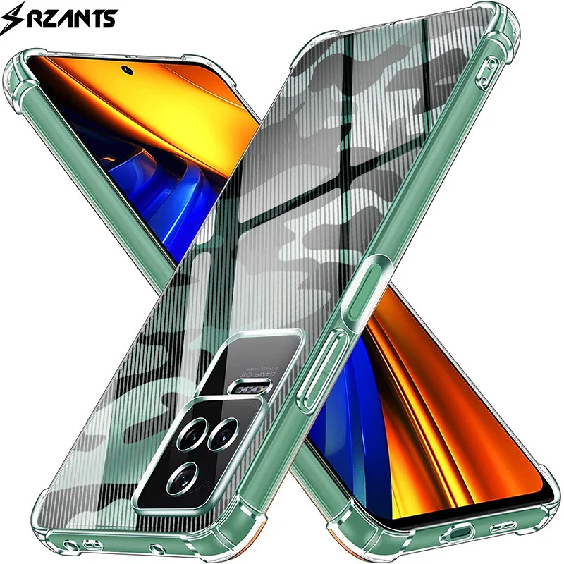 

Case for Xiaomi PocoF4K40s Mobile Phone Case Translucent Four Corners Anti-fall